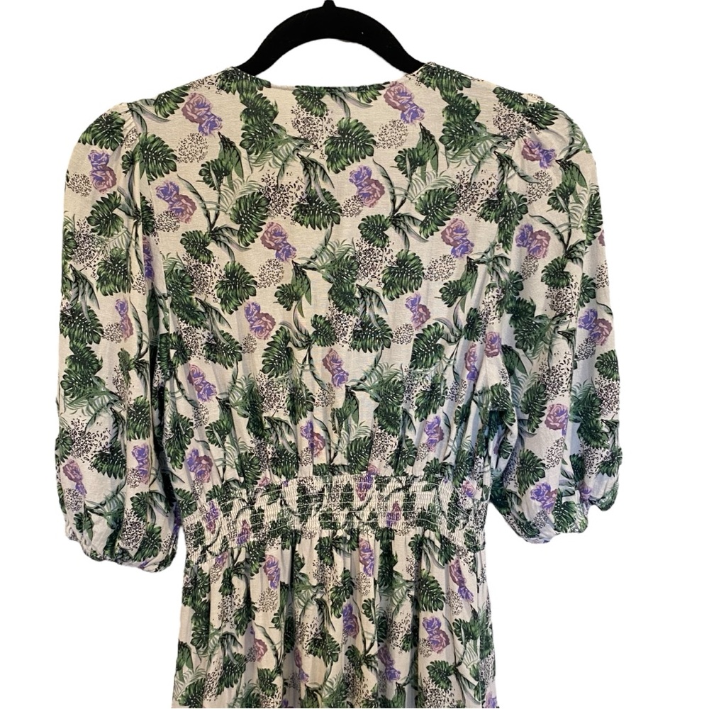 Maje Romantica Floral Print Midi Dress Size 40 - Picture 7 of 12